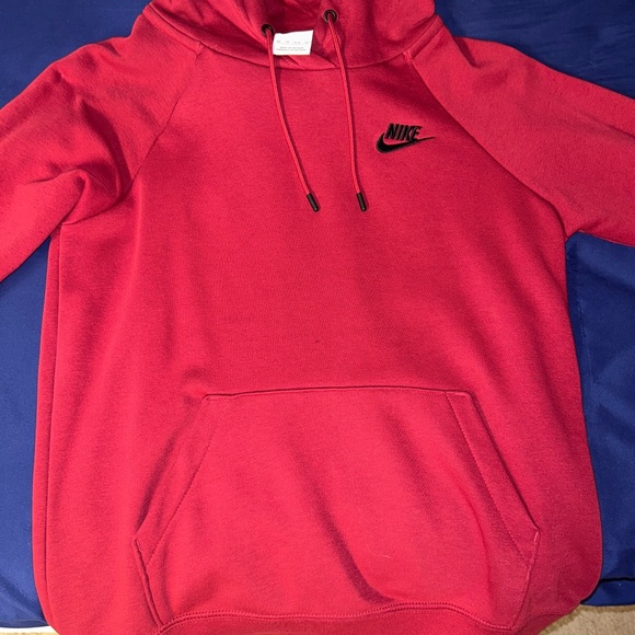 Woman’s Nike Red (Pomegranate) Hoodie SIZE XS. BTWOT - Picture 1 of 4